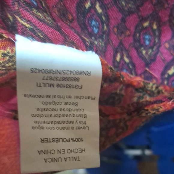 Colorful Patterned Scarf - Picture 3 of 3